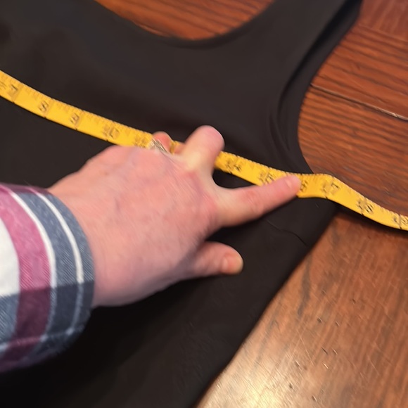 Black Tank Dress Fitted Size 7/8 - Picture 10 of 14